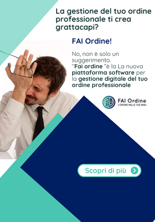 Fai Ordine! Software di gestione ordine professionale