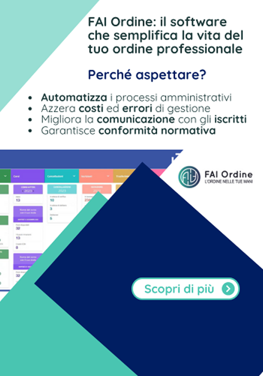 Software di gestione degli ordini professionali